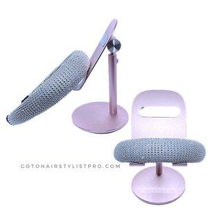 Silver Faux Pearl Padded Headband